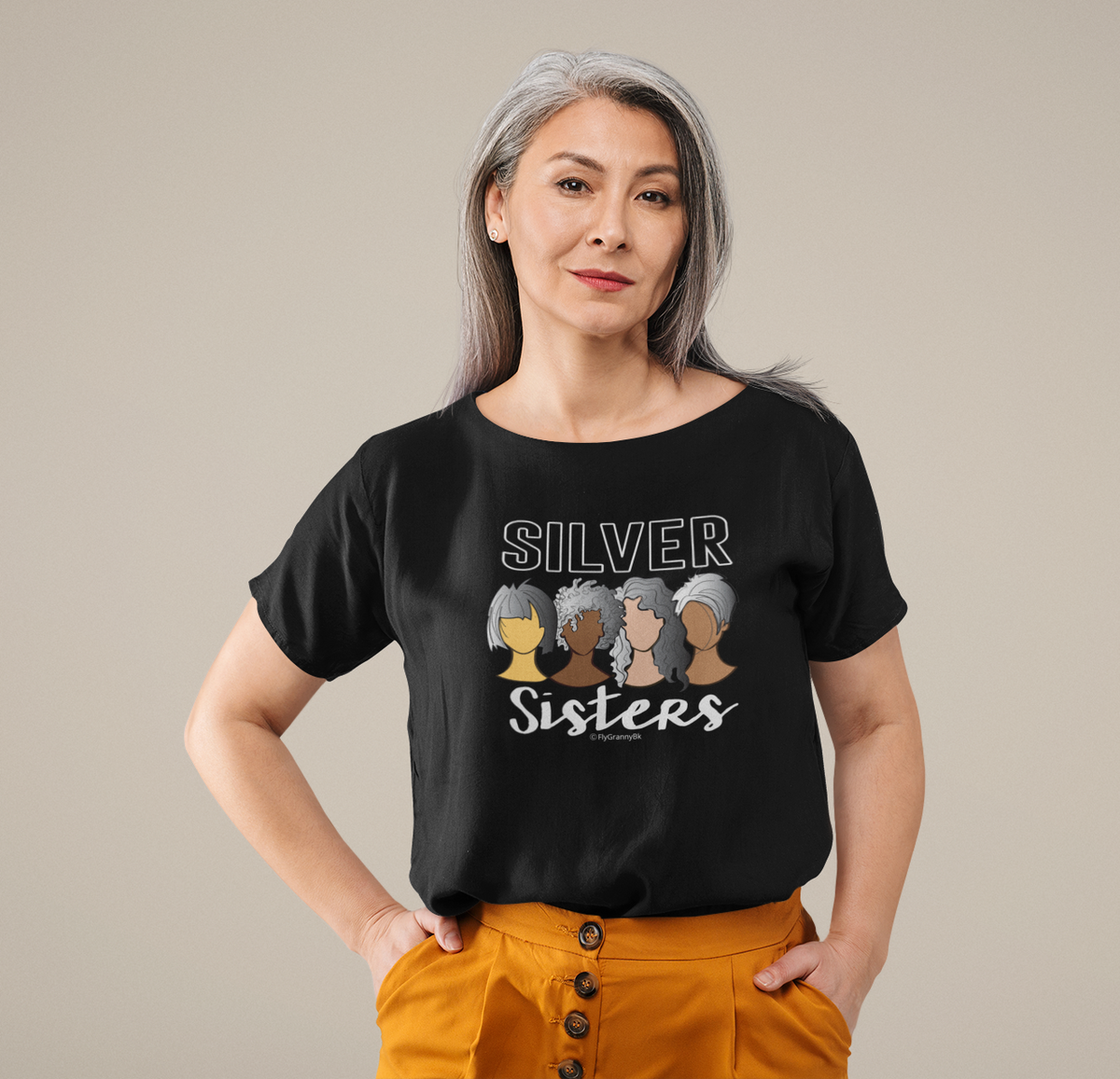 Silver Sisters Short-Sleeve T-Shirt Granny – BK Fly